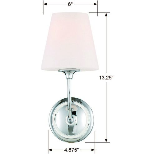 Sylvan Sconce Wall Light in Polished Chrome