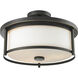 Savannah 3 Light 15.75 inch Olde Bronze Semi Flush Mount Ceiling Light in 8.1