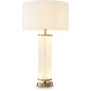 Thibaud 31.5 inch 40.00 watt Antique Brass Table Lamp Portable Light