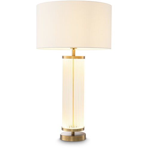 Thibaud 31.5 inch 40.00 watt Antique Brass Table Lamp Portable Light