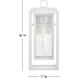 Coastal Elements Estate Series Republic 1 Light 16 inch Textured White Outdoor Wall Mount