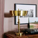 Elliott 17.5 inch 5.00 watt Modern Brass Table Lamp Portable Light