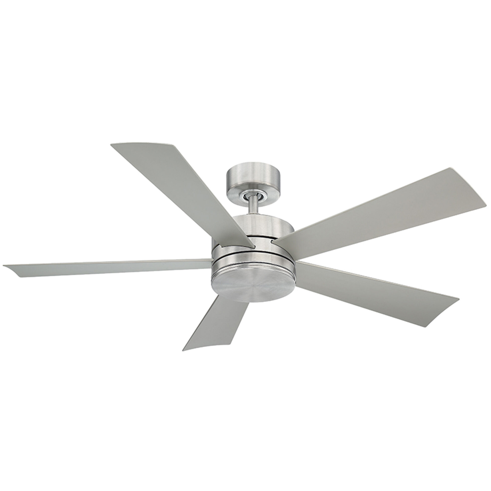 Wynd 52 inch Stainless Steel Downrod Ceiling Fan in 3500K