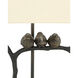 Sparrow 24.75 inch 60 watt Bronze and Black Table Lamp Portable Light