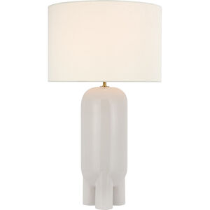 Kelly Wearstler Chalon 30 inch 15 watt New White Table Lamp Portable Light, Large