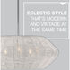 Lisa McDennon Luca 5 Light 28 inch Polished Chrome Indoor Chandelier Ceiling Light, Convertible to Semi-Flush