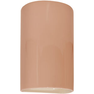 Ambiance 2 Light 7.75 inch Gloss Blush Wall Sconce Wall Light in Incandescent