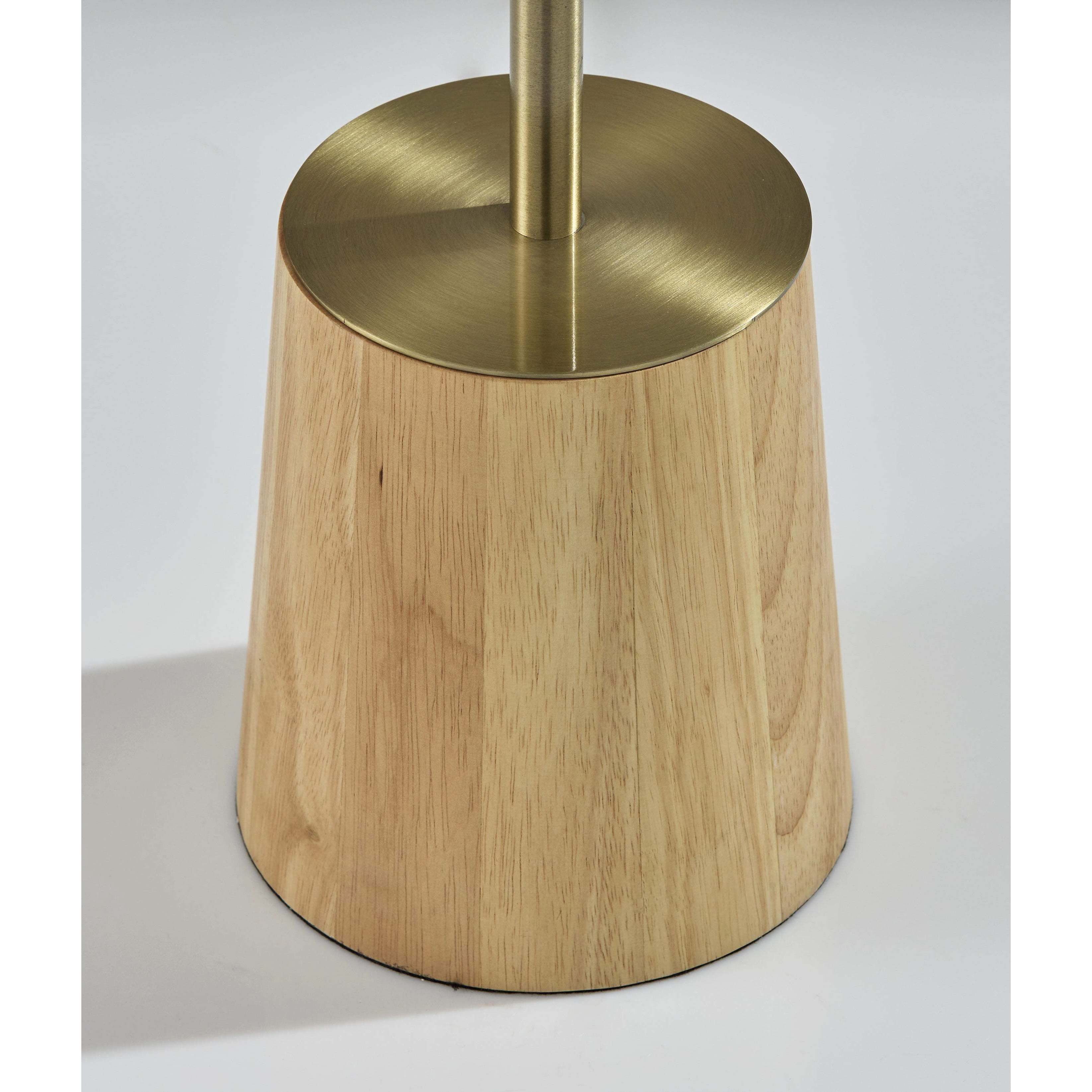 Josephine 60.5 inch 40.00 watt Antique Brass Floor Lamp Portable Light