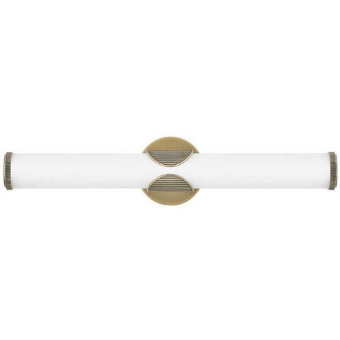 Femi LED 22.25 inch Lacquered Brass Bath Light Wall Light