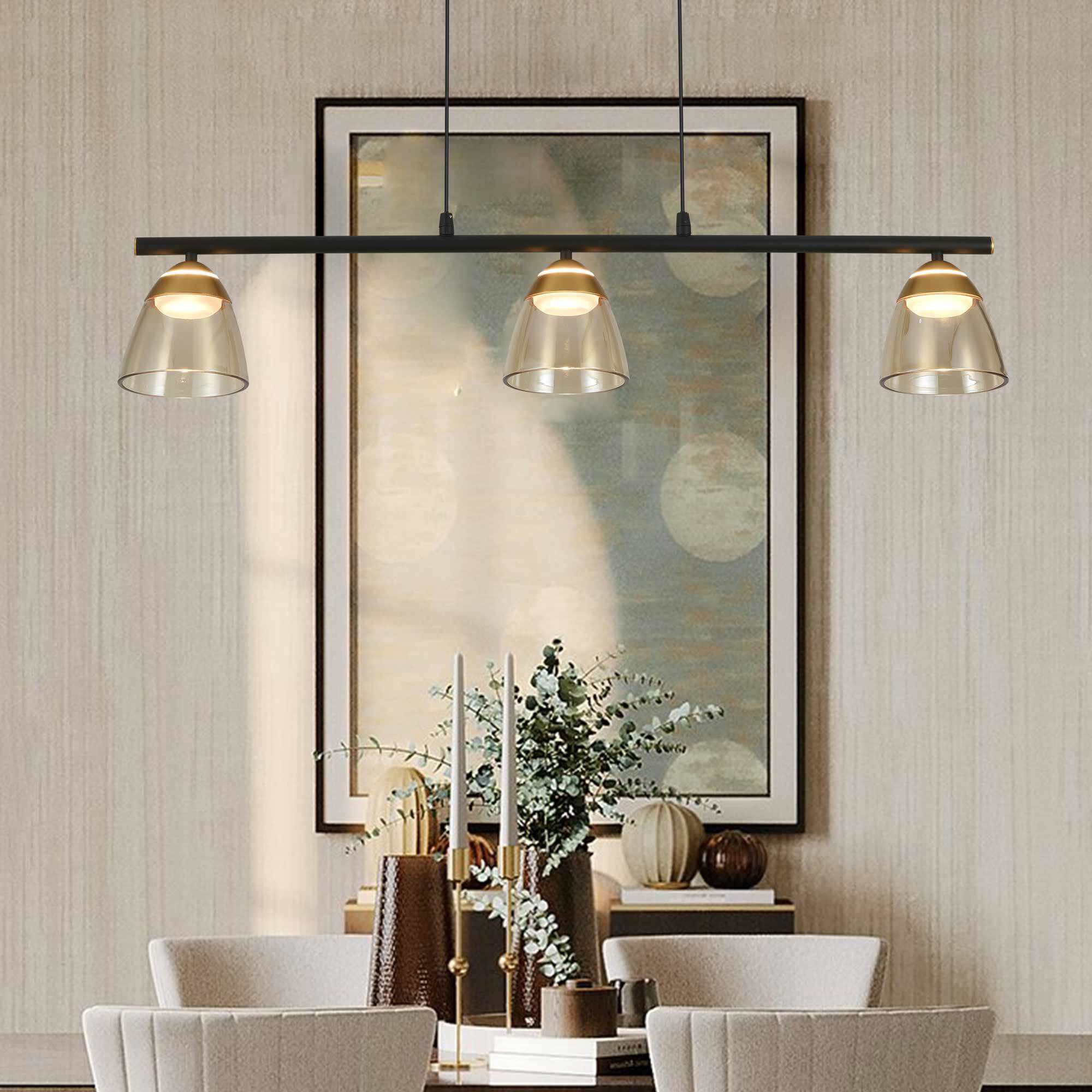 Roma Series Linear Chandelier Ceiling Light, Artisan Collection