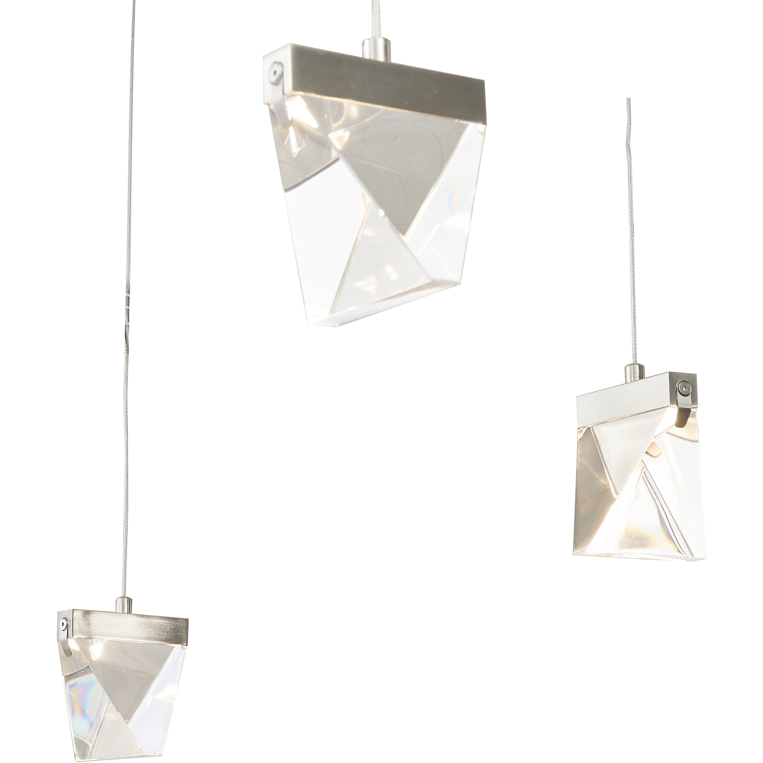 Atlas LED 3.4 inch Brushed Nickel Pendant Ceiling Light