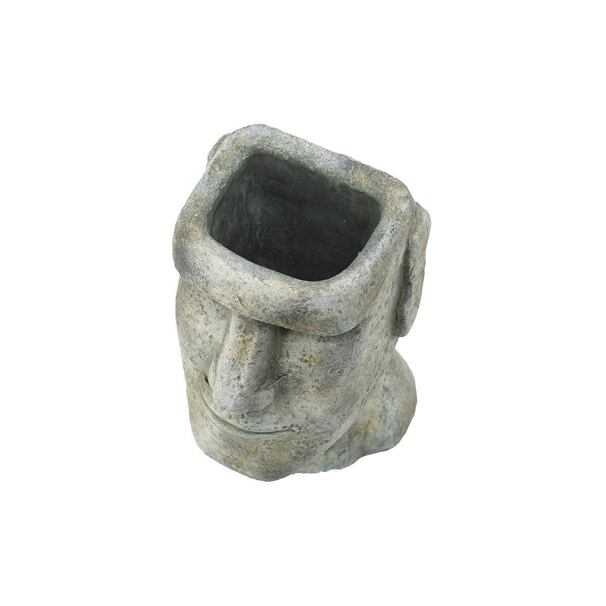 Easter Island Gray Outdoor Planter