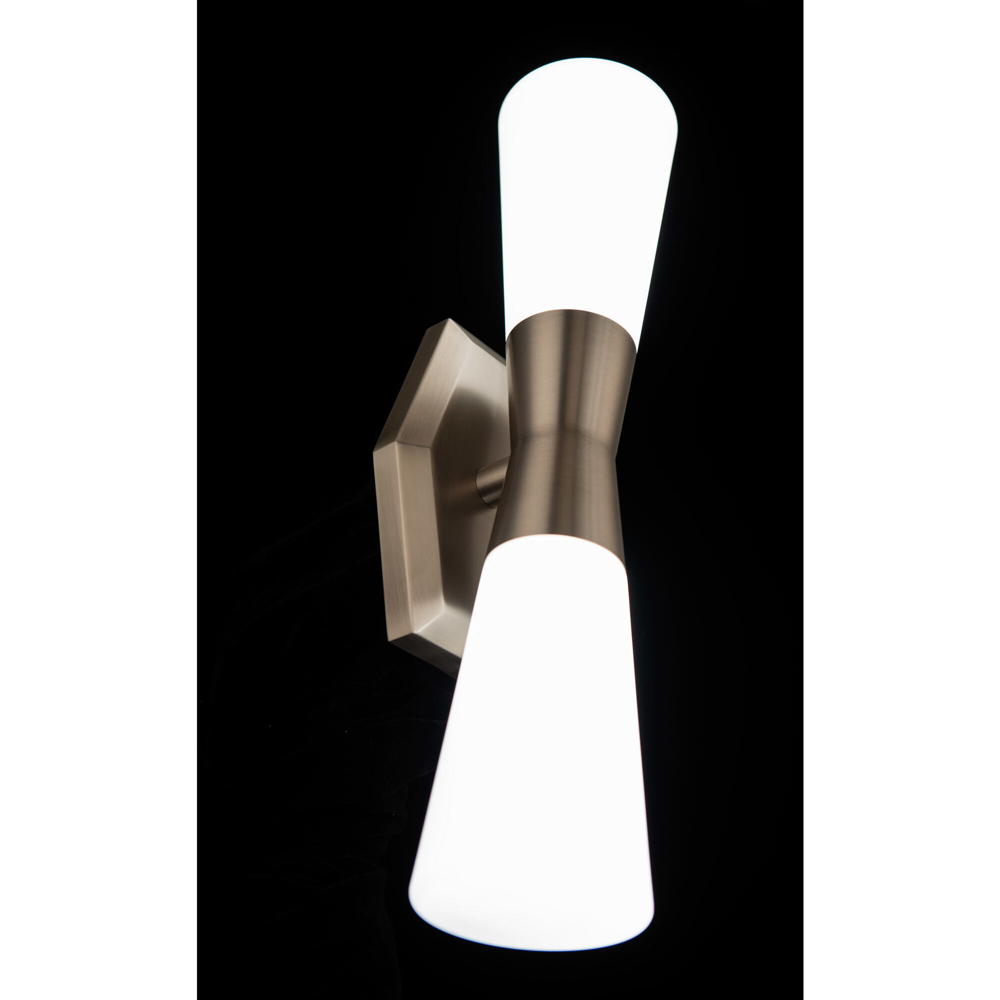 Locke LED 4.88 inch Brushed Nickel Bath Vanity & Wall Light, dweLED