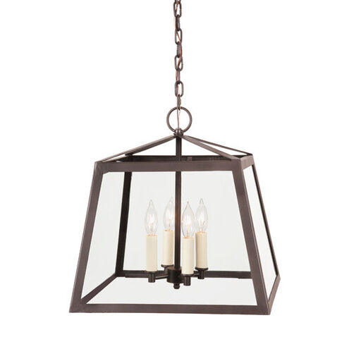 Troy 3 Light 16 inch Oil Rubbed Bronze Foyer Lantern Ceiling Light