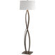 Almost Infinity 59.5 inch 150 watt White Floor Lamp Portable Light in Natural Anna