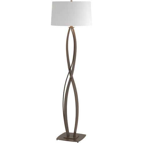 Almost Infinity 59.5 inch 150 watt White Floor Lamp Portable Light in Natural Anna