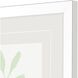 Florals Collection Block Profile Matted White Framed Art