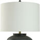 Arlo 31 inch 150 watt Distressed Black and White Table Lamp Portable Light