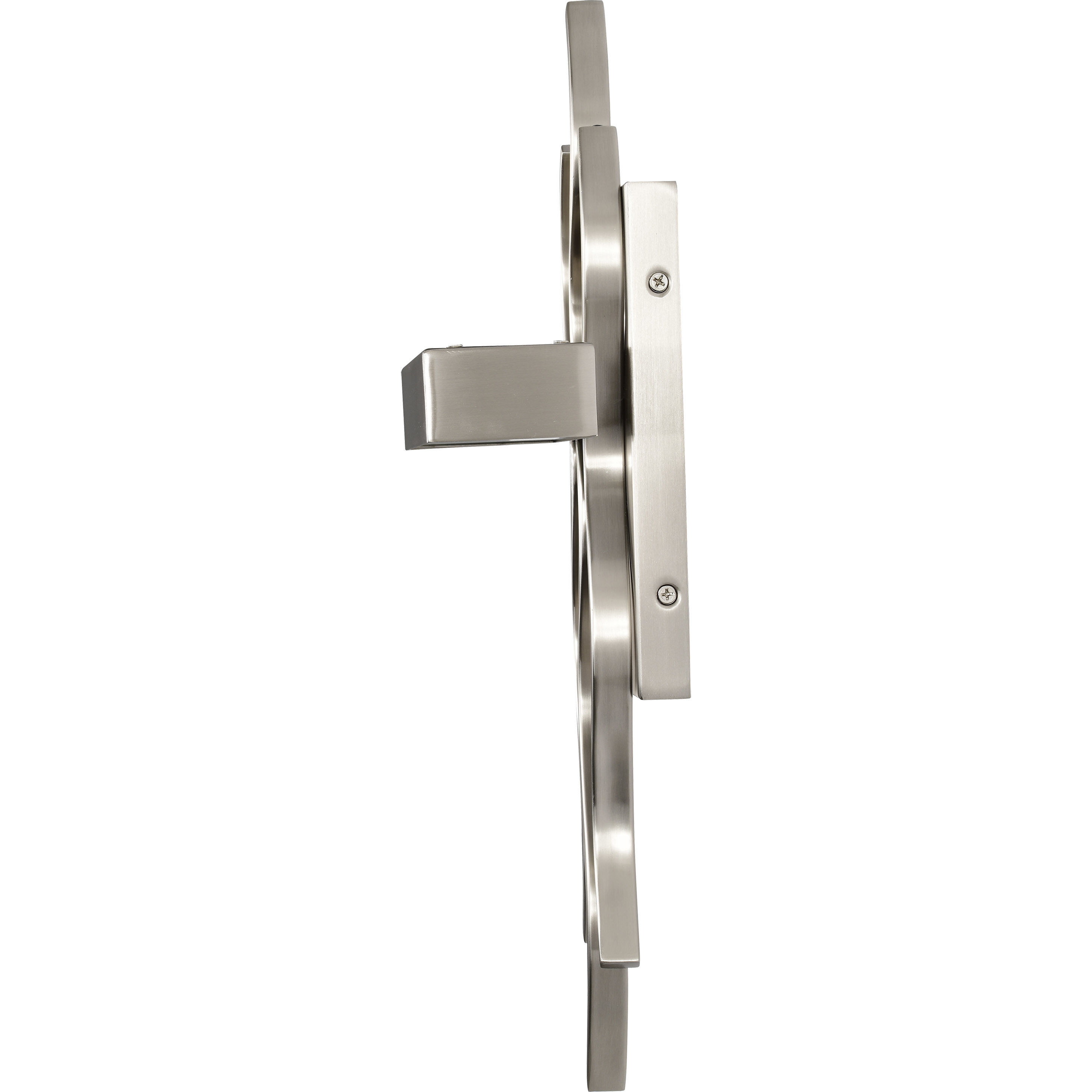 Wave LED 7.88 inch Brushed Nickel ADA Wall Sconce Wall Light