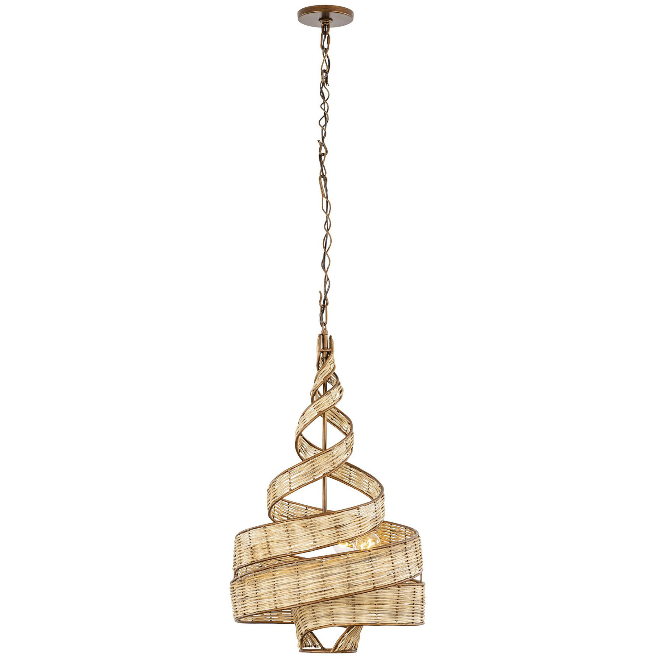 Flow 3 Light 18 inch Baguette Pendant Ceiling Light, Smithsonian Collaboration