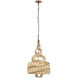 Flow 3 Light 18 inch Baguette Pendant Ceiling Light, Smithsonian Collaboration