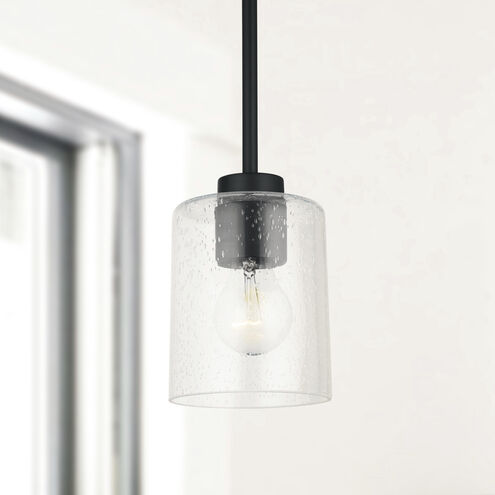 Greyson 1 Light 5 inch Matte Black Pendant Ceiling Light
