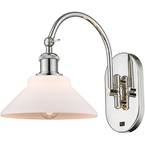 Ballston Orwell 1 Light 8 inch Polished Nickel Sconce Wall Light