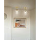 Joliet 1 Light 5.5 inch Burnished Brass Flush Mount Ceiling Light