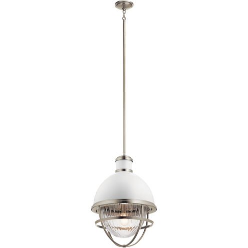 Tollis 1 Light 16 inch Brushed Nickel Pendant Ceiling Light