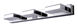 2198 Series LED 28 inch Silver Vanity Light Wall Light, Chrome Hardware, Chrome Metal