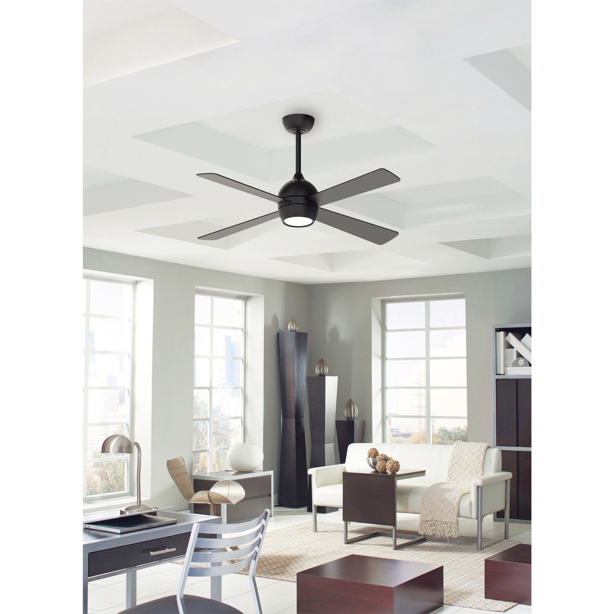 Kwad 52 52 inch Black Fan-Uni
