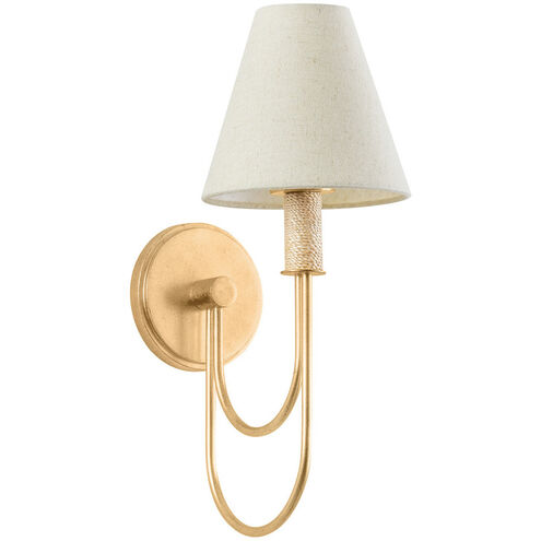Warrensburg 1 Light 6.5 inch Vintage Gold Leaf Wall Sconce Wall Light