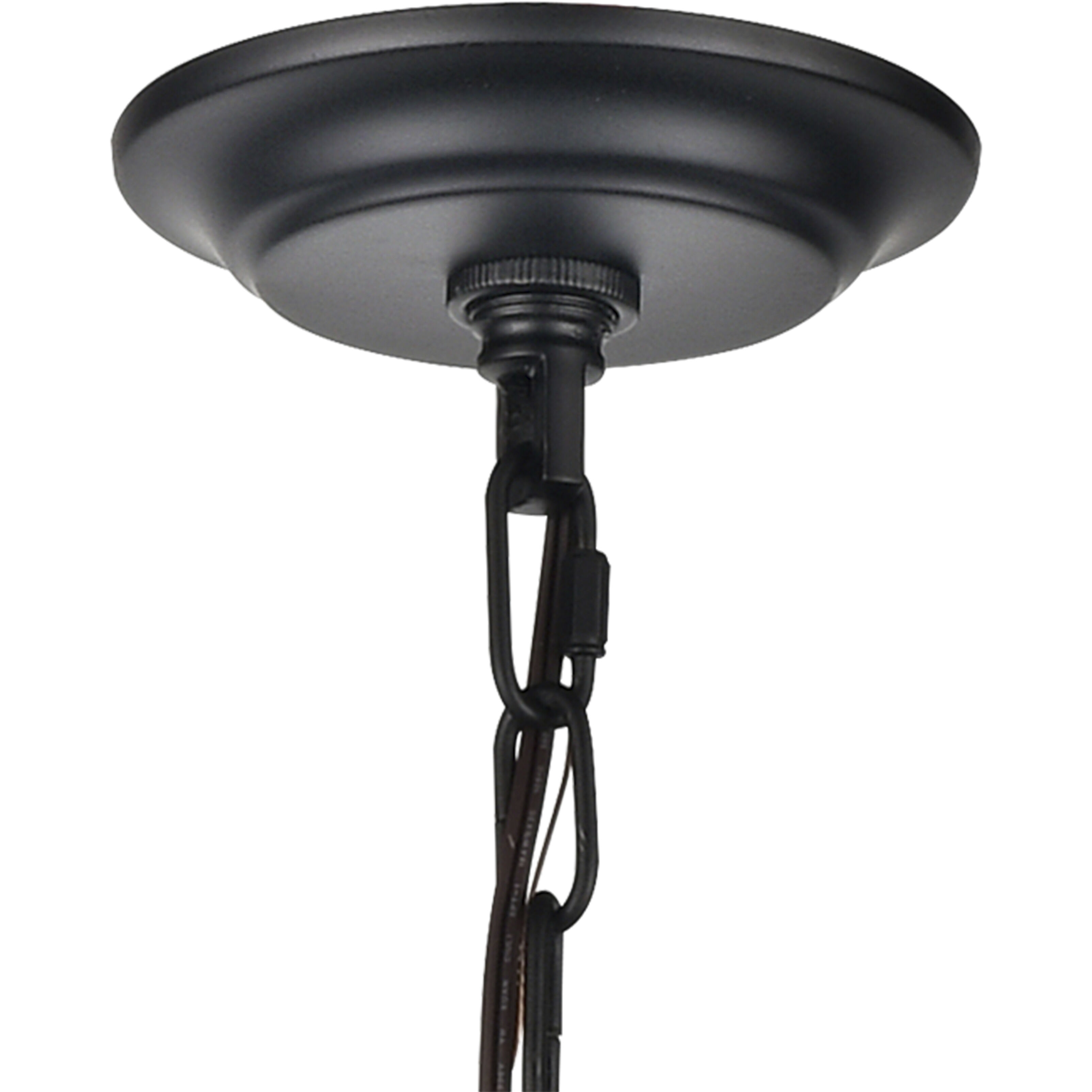 Orme 4 Light 27 inch Matte Black Chandelier Ceiling Light