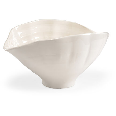 Chelsea House White Glaze Planter