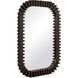 Abram 42 X 30 inch Espresso Mirror