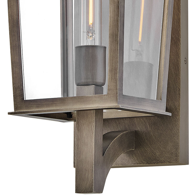 Coastal Elements Georgetown 1 Light 21.75 inch Burnished Bronze Outdoor Wall Mount