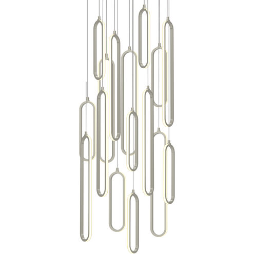Sienna LED 24 inch Painted Nickel Pendant Ceiling Light in 16