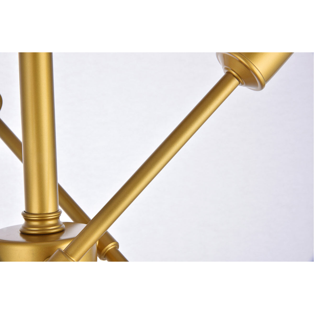 Newtown 6 Light 17 inch Brass Flush Mount Ceiling Light