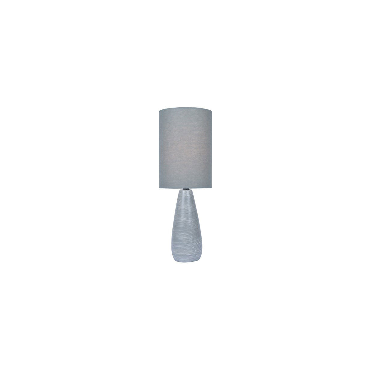 Quatro 17 inch 40.00 watt Grey Table Lamp Portable Light 