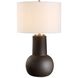Robson 29 inch 150 watt Rustic Bronze Glaze and Brass Table Lamp Portable Light