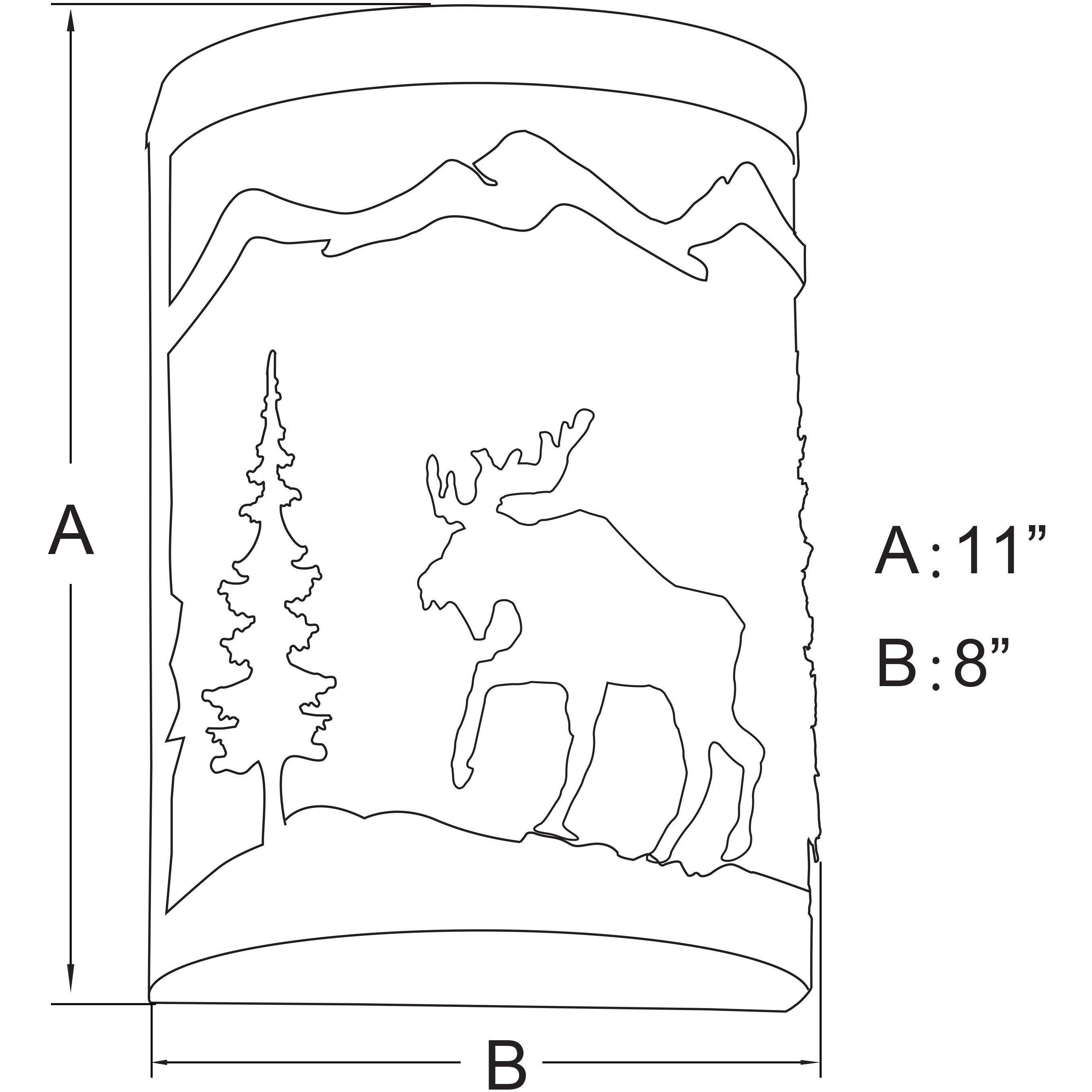 Yellowstone LED 8 inch Burnished Bronze Wall Light