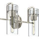 Niccol 2 Light 14 inch Polished Nickel Vanity Light Wall Light