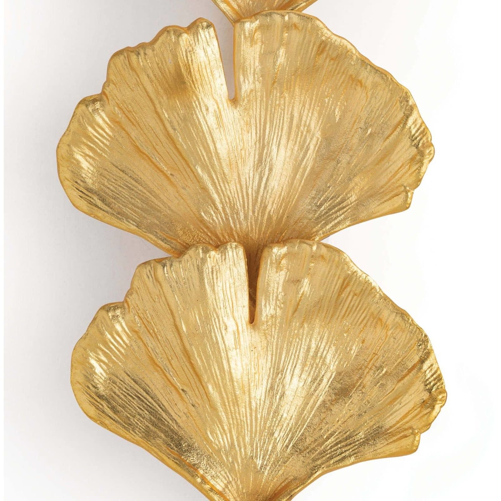 Ginkgo 2 Light 9 inch Gold Wall Sconce Wall Light, Large