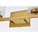 Cassie 2 Light 14 inch Brass Bath Sconce Wall Light