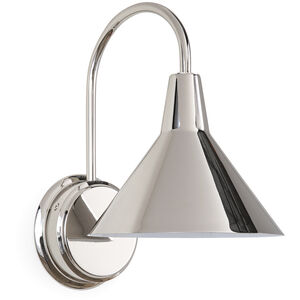 Dublin 1 Light 7.75 inch Polished Nickel Wall Sconce Wall Light