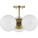 Turin 3 Light 17 inch Warm Brass Chandelier Ceiling Light