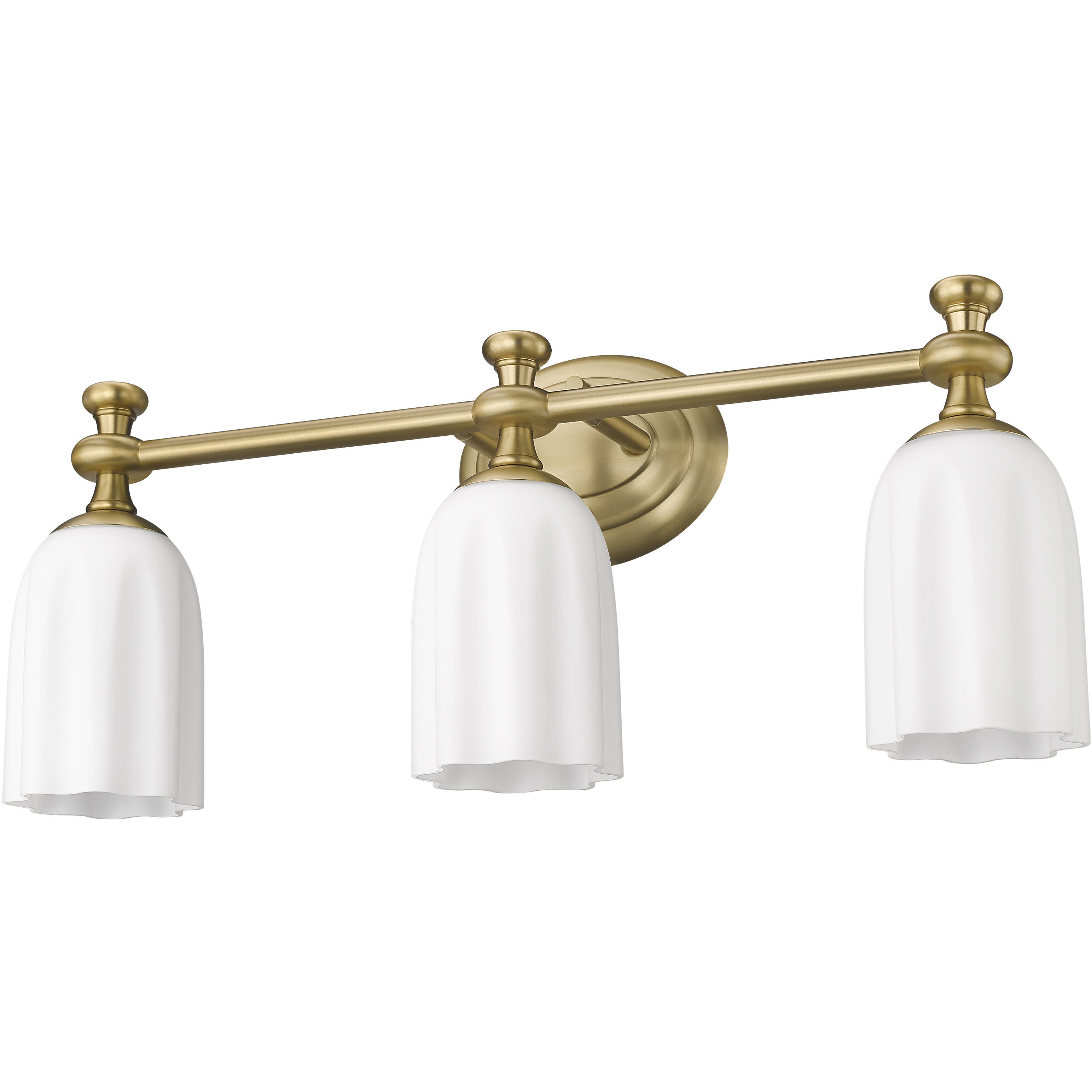 Orion 3 Light 22 inch Modern Gold Bath Vanity Light Wall Light