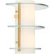 Newell 2 Light 10.25 inch Warm Brass Wall Sconce Wall Light