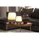 Lite Up Play Mini 11.75 X 7.5 inch Earth Light Brown Taupe Portable Speaker Lamp in Earth Light Brown/Taupe, Kooduu