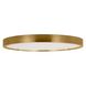 Kelly Wearstler Cerne LED 22 inch Natural Brass Flush Mount Ceiling Light in 277V